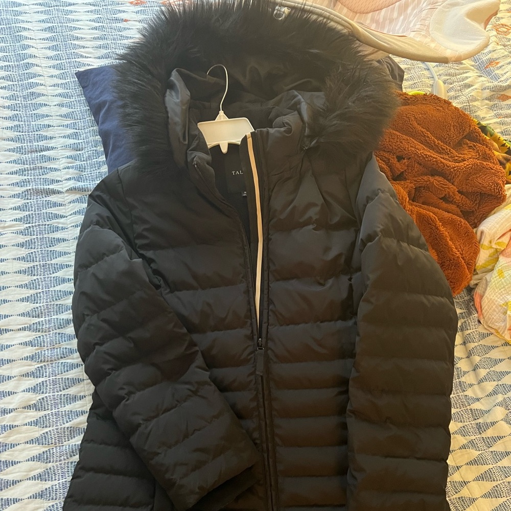 Talbots Knee Length Puffer Jacket - image 1